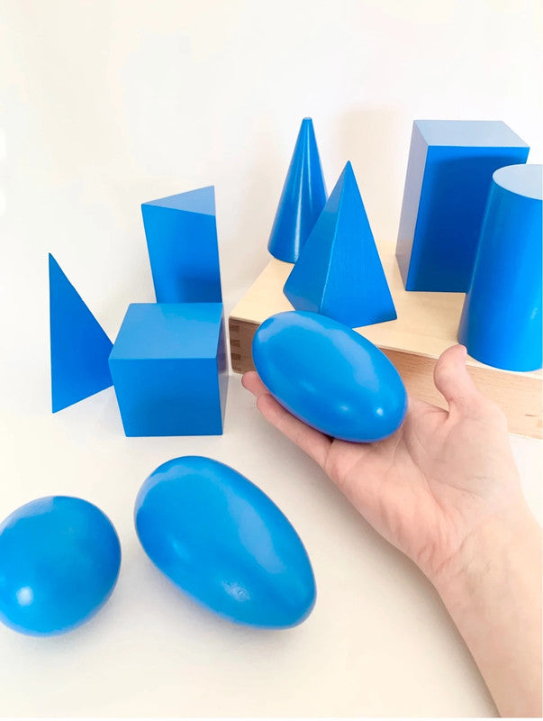 Solides géométriques Montessori – Coffret éducatif