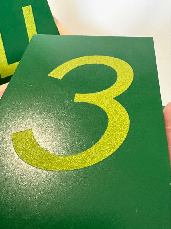 Chiffres rugueux Montessori en bois – 0 à 9