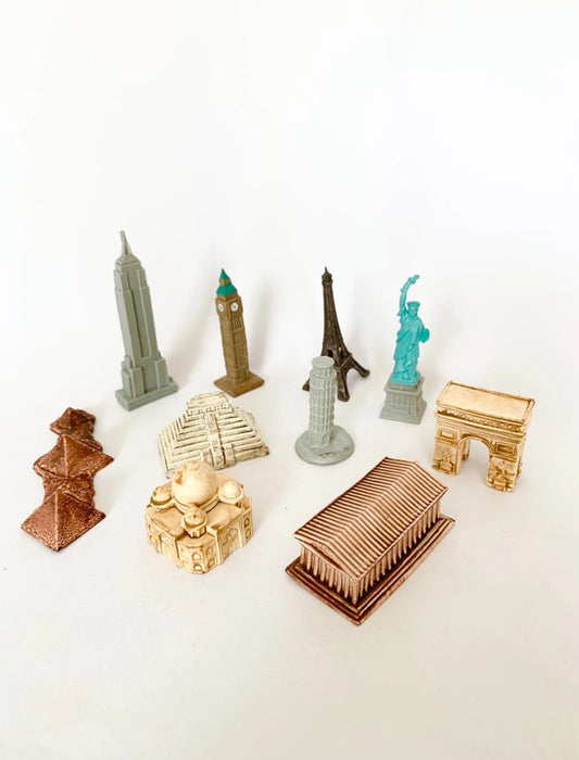 Lot de figurines Monuments du monde