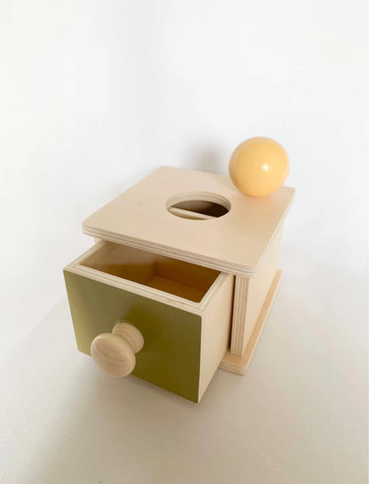 Jeu Montessori boîte à tiroir