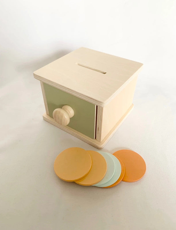 Jeu Montessori boîte à jetons