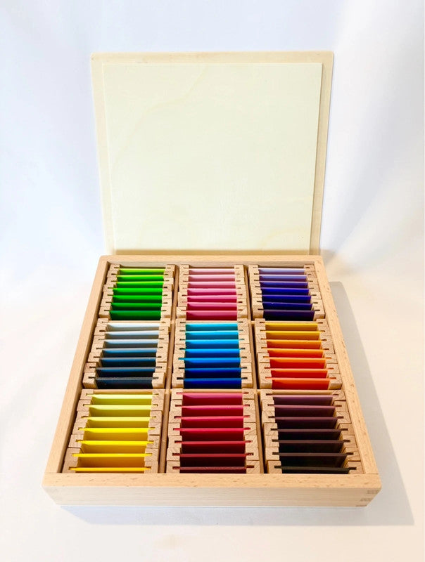 Nuancier de couleurs en bois Taille L